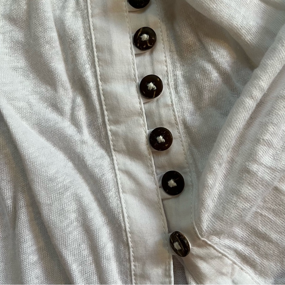 Free People highland white tee size small - Picture 8 of 8